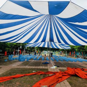 Dù tròn sự kiện đường kính 24m