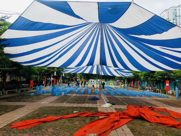 Dù tròn sự kiện đường kính 24m