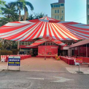 Dù tròn sự kiện đường kính 18m