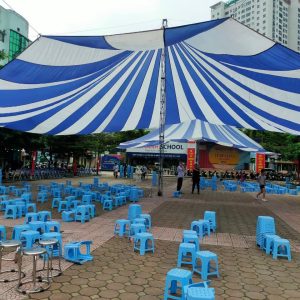 Dù tròn sự kiện đường kính 22m