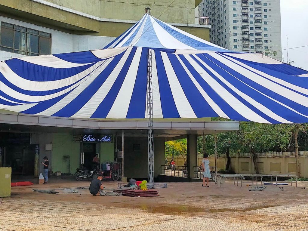Dù tròn sự kiện đường kính 24m