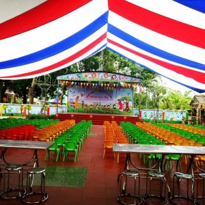 Dù sự kiện không trụ có dây cáp