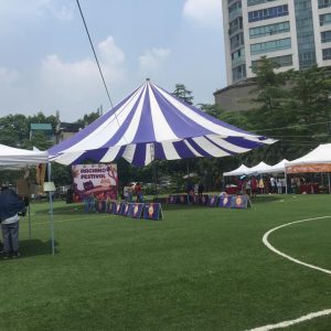 Dù tròn sự kiện đường kính 16m