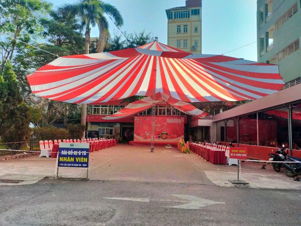 Dù tròn sự kiện đường kính 30m