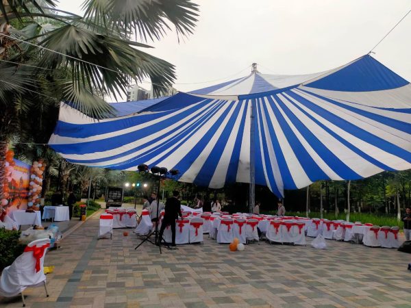 Dù tròn sự kiện đường kính 30m