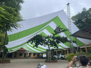 Dù che nắng sự kiện sân trường học ở Hưng Yên