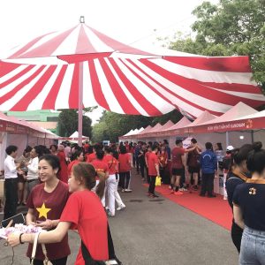 Dù tròn sự kiện đường kính 20m