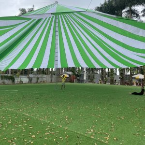 Dù tròn sự kiện đường kính 22m