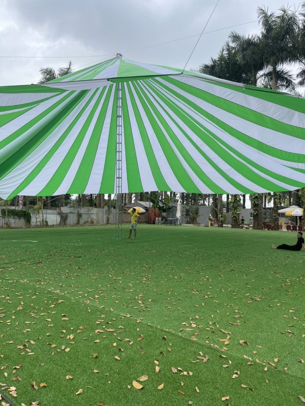 Dù tròn sự kiện đường kính 22m