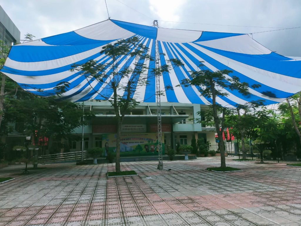 Dù tròn sự kiện đường kính 24m