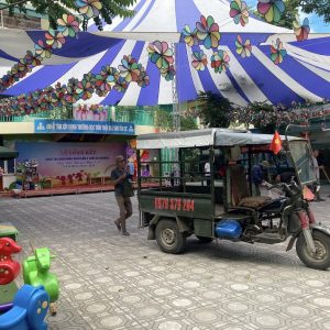 Dù tròn sự kiện đường kính 24m