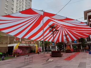 Dù che nắng sự kiện sân trường học ngoài trời ở Bắc Ninh