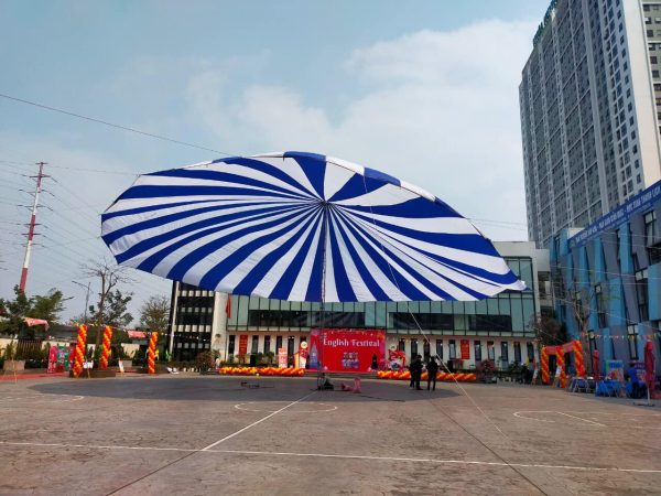 Dù tròn sự kiện đường kính 12m