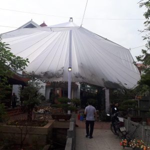 Dù tròn sự kiện đường kính 12m