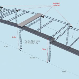 Cấu tạo của bạt kéo ngoài trời che nắng mưa