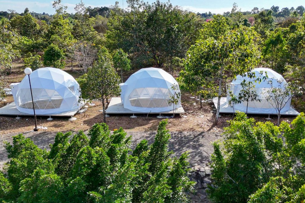 Nhà tròn di động làm từ bạt PVDF( Dome House )
