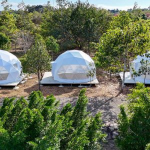 Nhà tròn di động làm từ bạt PVDF( Dome House )