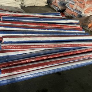 Bạt dứa kẻ sọc 3 màu tại xưởng