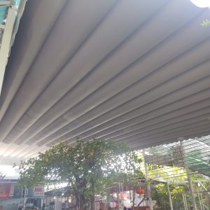 Mái xếp bạt kéo nhà hàng, quán nhậu