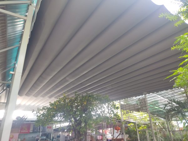 Mái xếp bạt kéo nhà hàng, quán nhậu