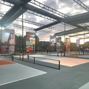 Bạt kéo bạt mái xếp che sân Pickleball