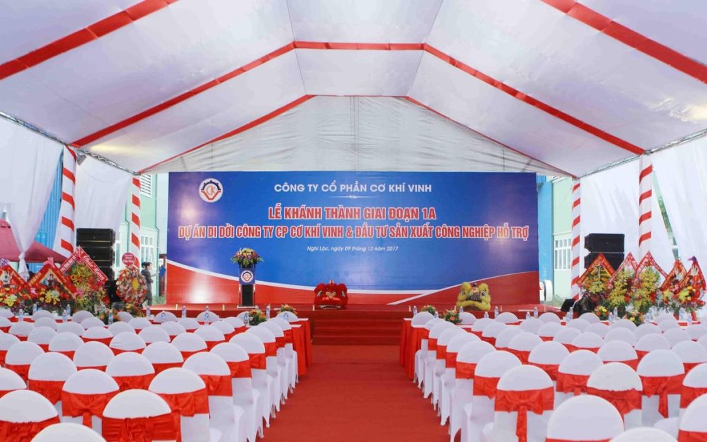 Nhà bạt không gian sự kiện che nắng mưa ngoài trời