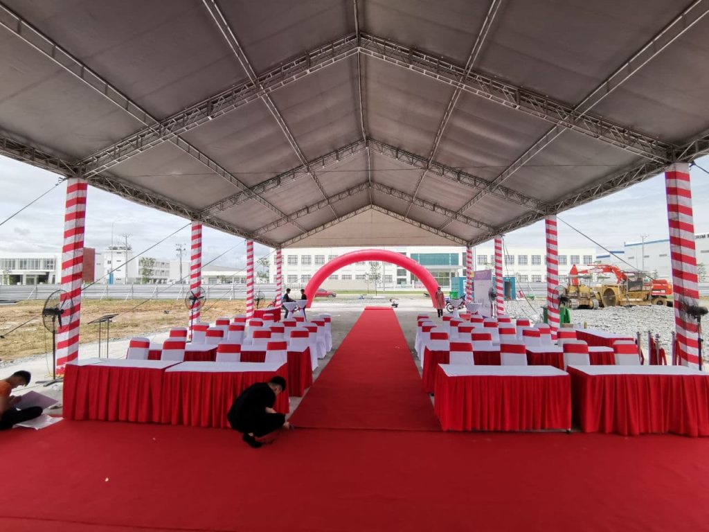 Nhà bạt không gian sự kiện che nắng mưa ngoài trời