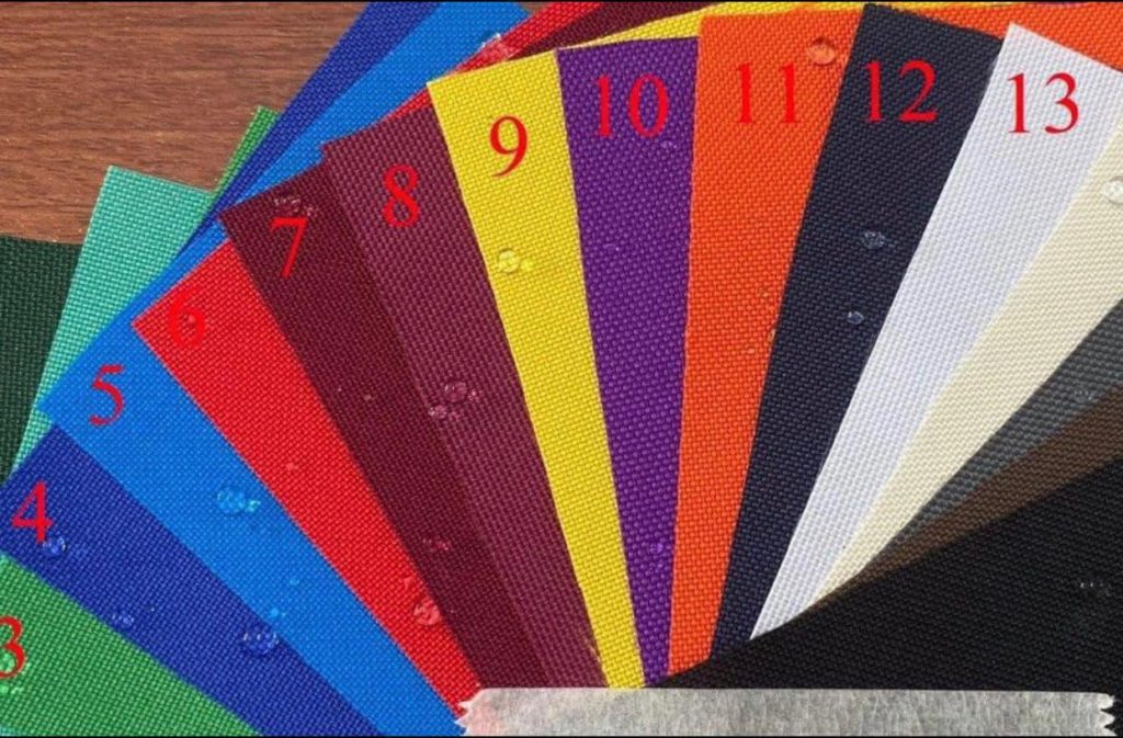 Vải bạt dù che mưa nắng polyester chống thấm nước Vải bạt dù che mưa nắng polyester chống thấm nước
