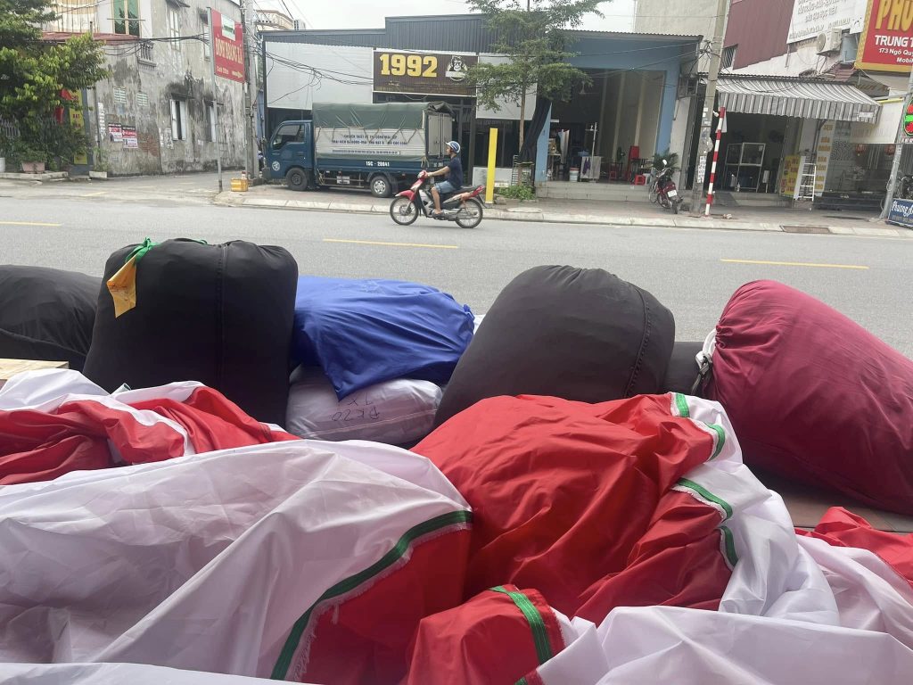 Xưởng may bạt dù che nắng mưa