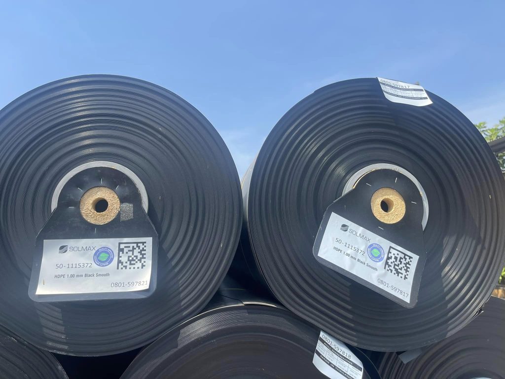 Bạt (màng chống thấm) HDPE dày 1mm Bạt (màng chống thấm) HDPE dày 1mm