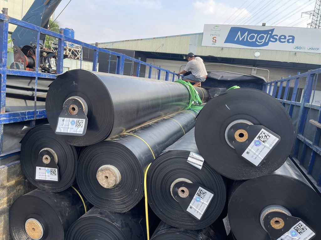 Bạt chống thấm HDPE lót ao hồ