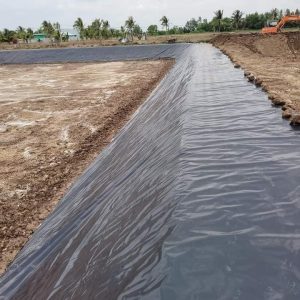 Bạt lót bờ ao mương kè dẫn nước HDPE