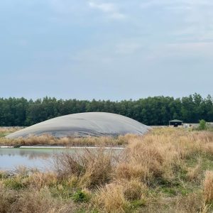 Bạt nhựa HDPE lót hầm Biogas