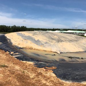Màng nhựa chống thấm HDPE lót hầm Biogas