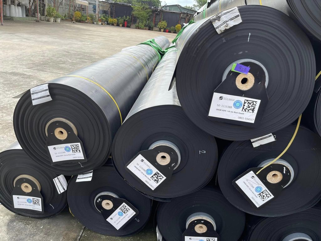 Màng (bạt) chống thấm HDPE lót ao hồ Màng (bạt) chống thấm HDPE lót ao hồ