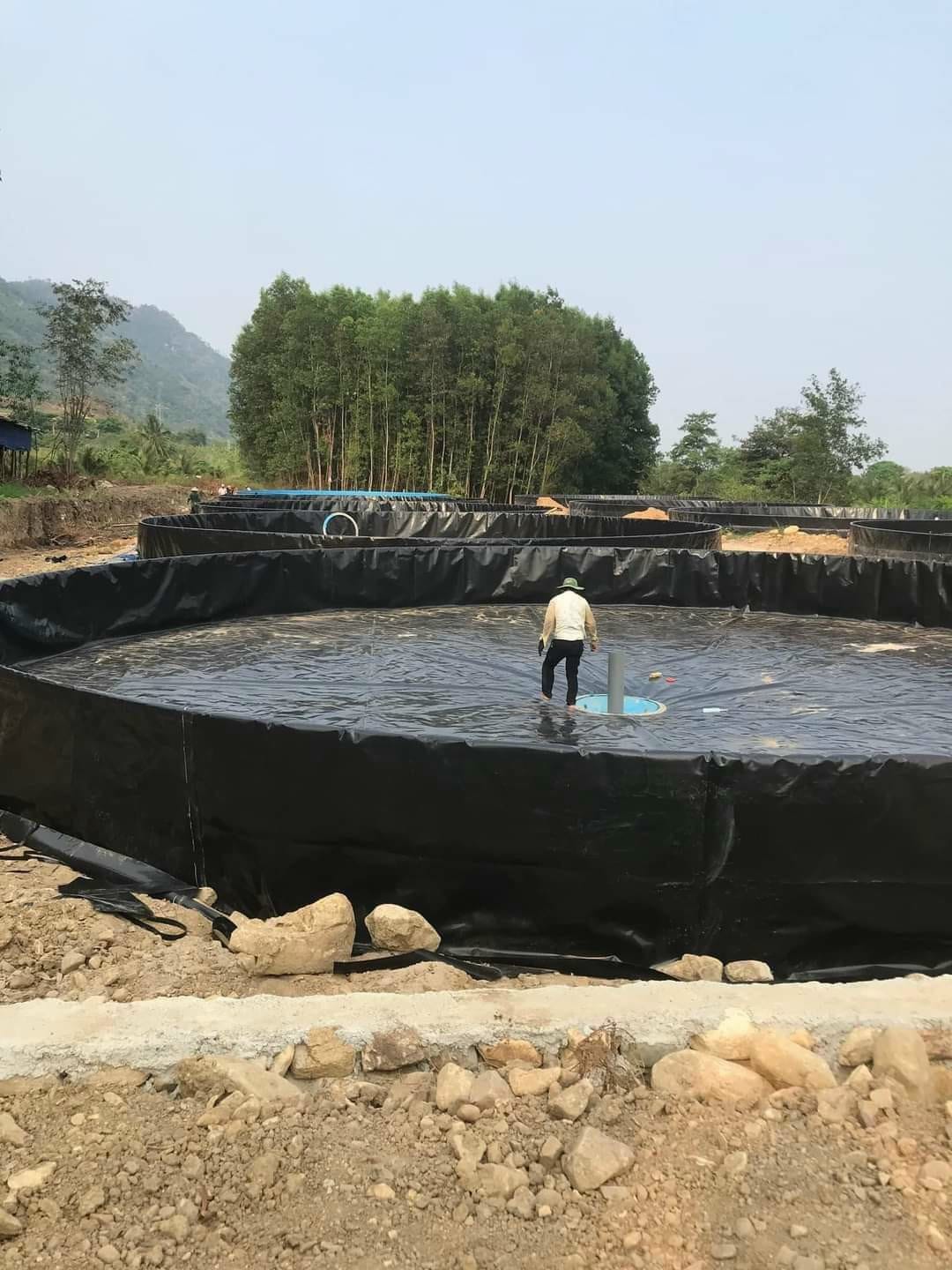 Bể tròn nuôi cá lươn ốc ếch HDPE Bể tròn nuôi cá lươn ốc ếch HDPE