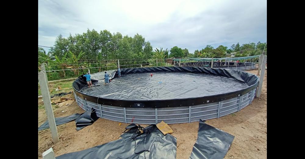 Bể tròn nuôi cá lươn ốc ếch HDPE Bể tròn nuôi cá lươn ốc ếch HDPE
