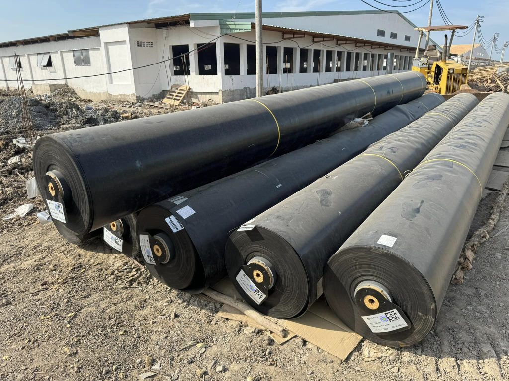 Màng (bạt) chống thấm HDPE lót ao hồ