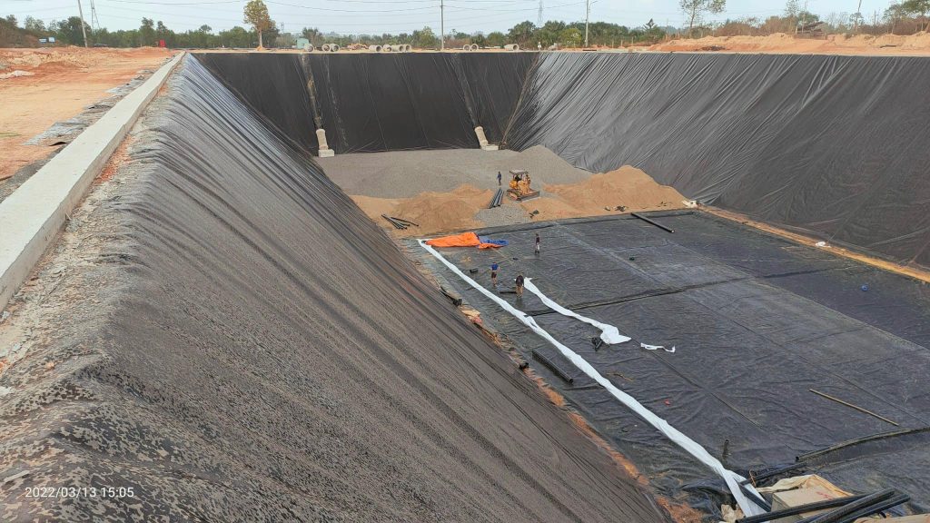 Bạt lót ao hồ nuôi tôm HDPE