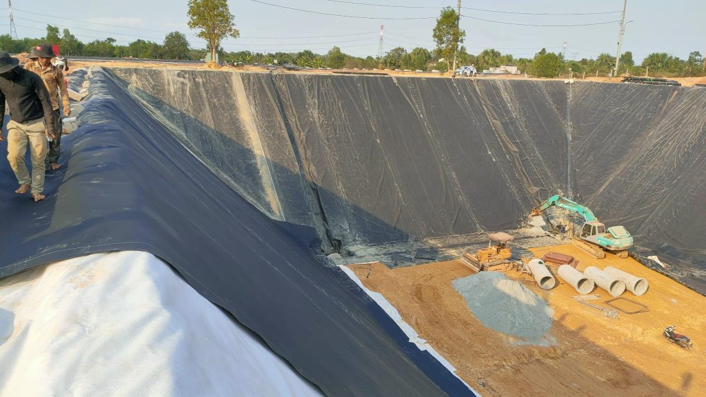 Bạt lót ao hồ nuôi tôm HDPE