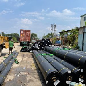 Bạt HDPE lót bờ ao mương kè dẫn nước