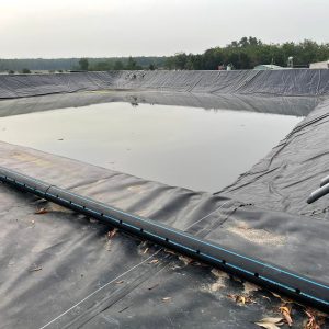 Bạt lót hồ chứa nước tưới cây cà phê ở Gia Lai