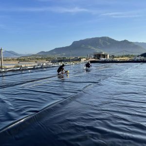 Thi công bạt lót hồ HDPE tại Pleiku