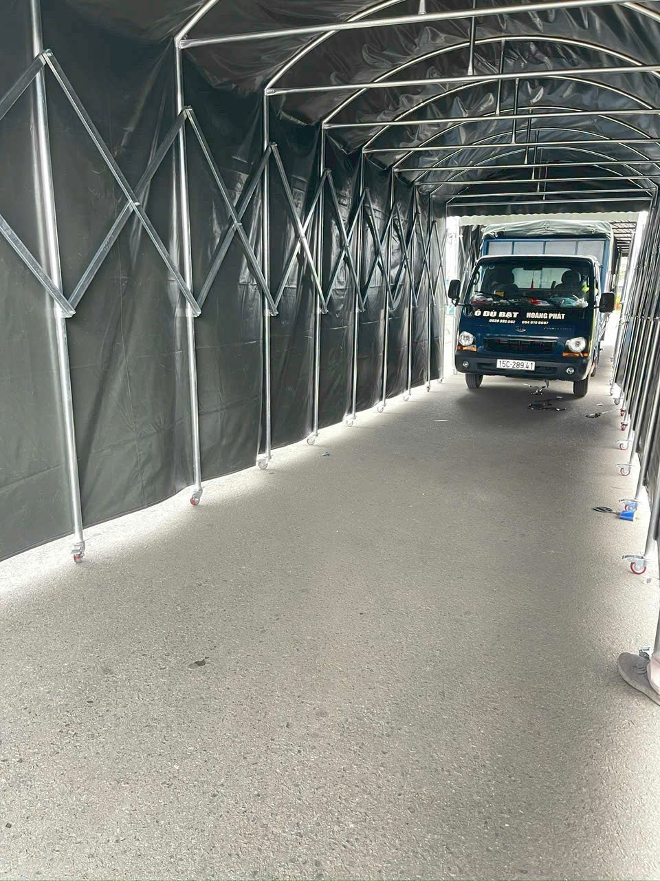Nhà lều bạt khung xếp dẫn lối di động Nhà lều bạt khung xếp dẫn lối di động