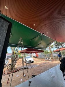 Bạt che nắng mưa mái hiên