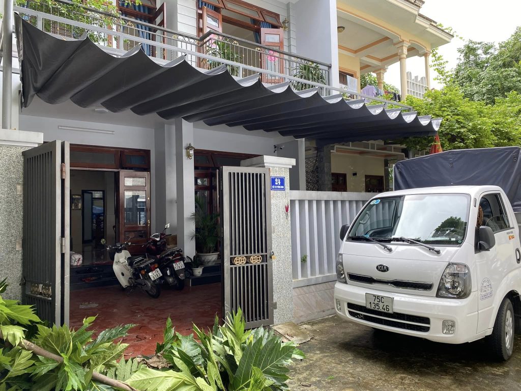 Bạt mái xếp lượn sóng (bạt xếp di động) Bạt mái xếp lượn sóng (bạt xếp di động)