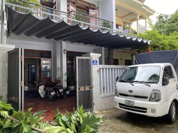 Bạt mái xếp lượn sóng (bạt xếp di động)