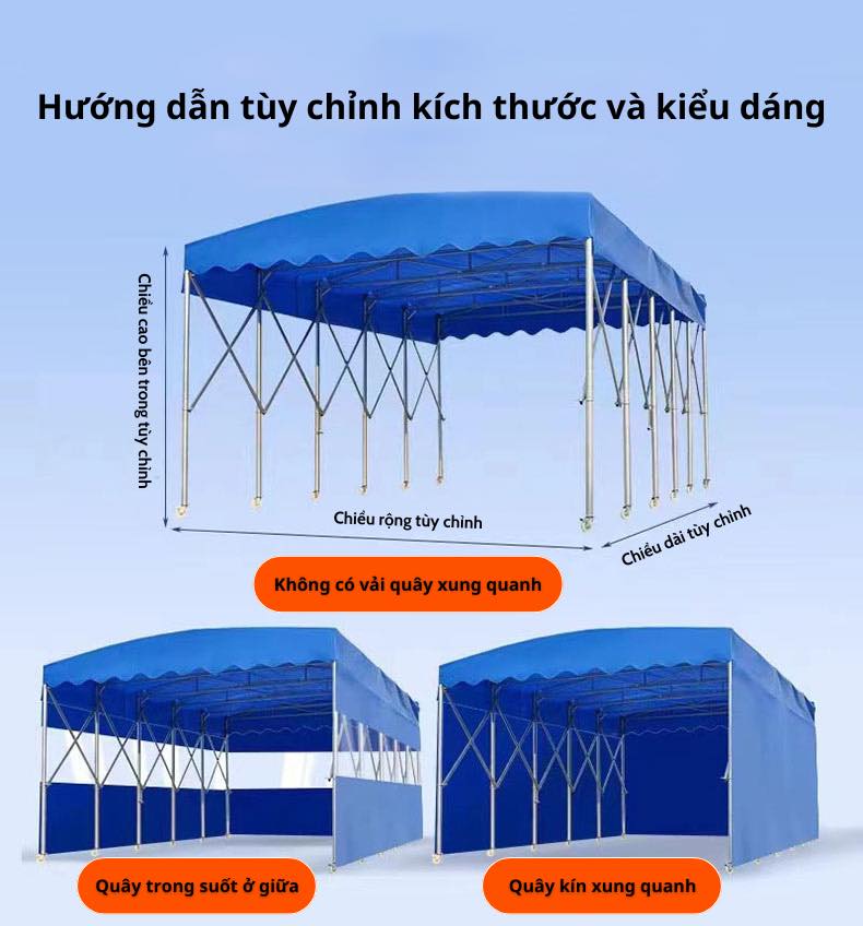 Cấu tạo của nhà bạt dẫn lối, nhà lều bạt khung xếp Cấu tạo của nhà bạt dẫn lối, nhà lều bạt khung xếp