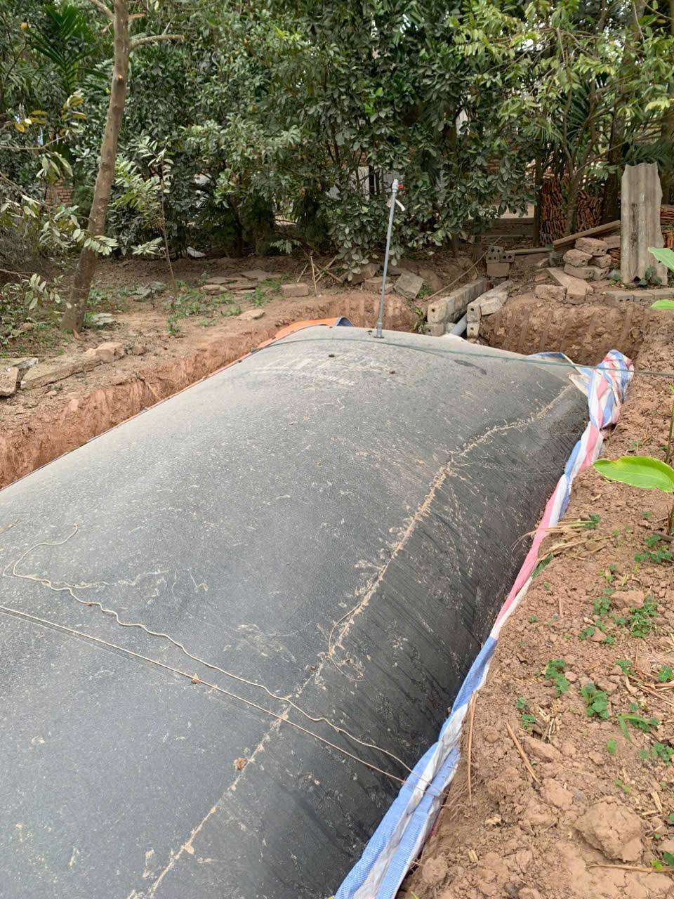 Túi bạt biogas HDPE Túi bạt biogas HDPE