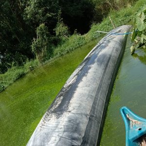 Túi biogas trên mặt nước